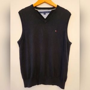 Tommy Hilfiger  Black Sweater Vest (Large)